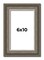 Photo Size Weathered Black Picture Frame - UV Acrylic, Foam Board Backing, Hanging Hardware